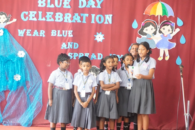 BLUE DAY CELEBRATION FOR KG